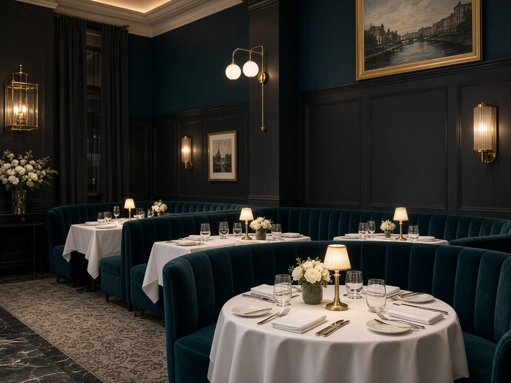 Elegant dining room at TaverneyLondon
